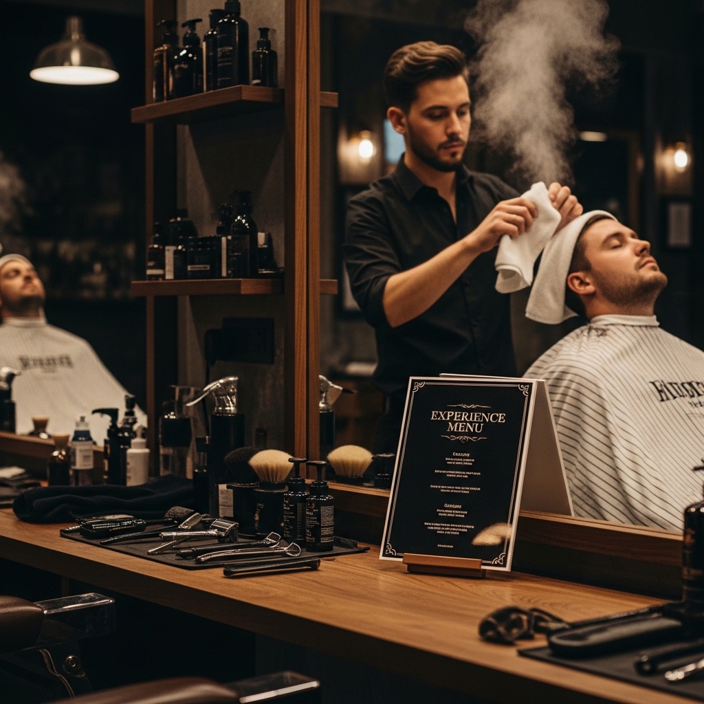 Barbershop Experience Menu Blueprint